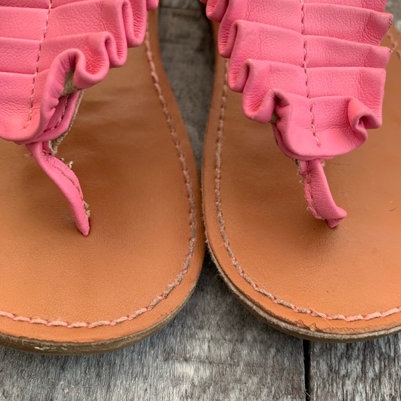 Natural Steps Pink Ruffle Sandals - Picture 3 of 8